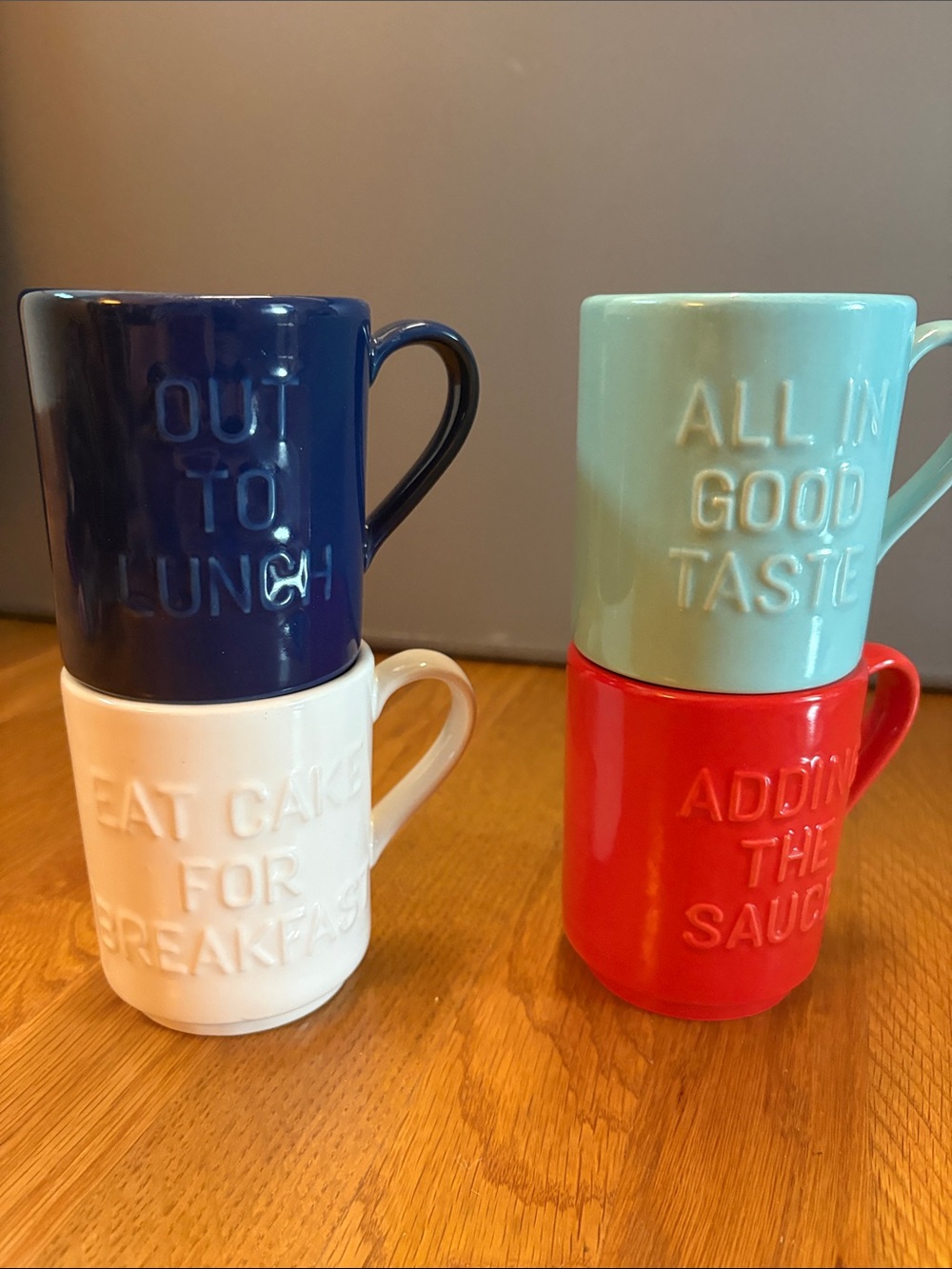 Kate spade x Lenox all in good taste mug set